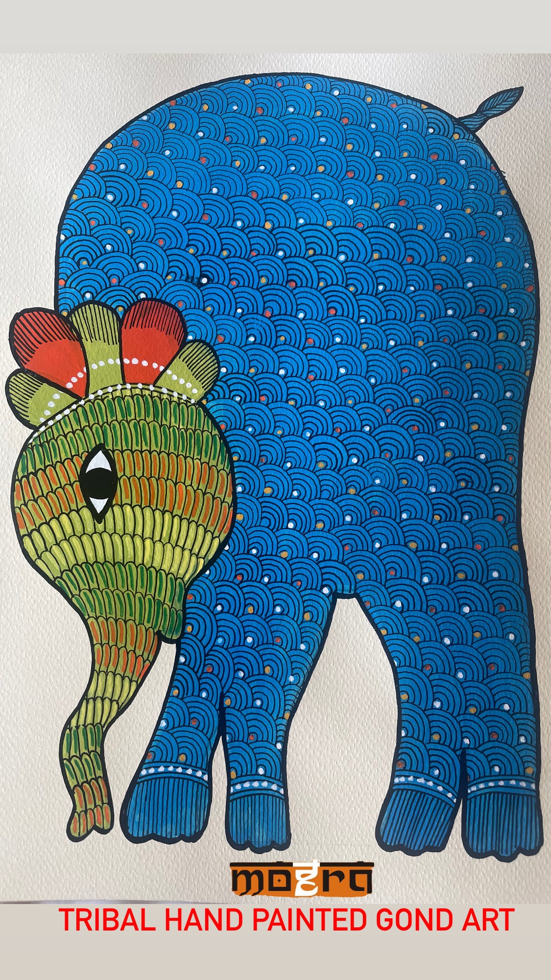 GOND PAINTINGS , HANDPAINTED