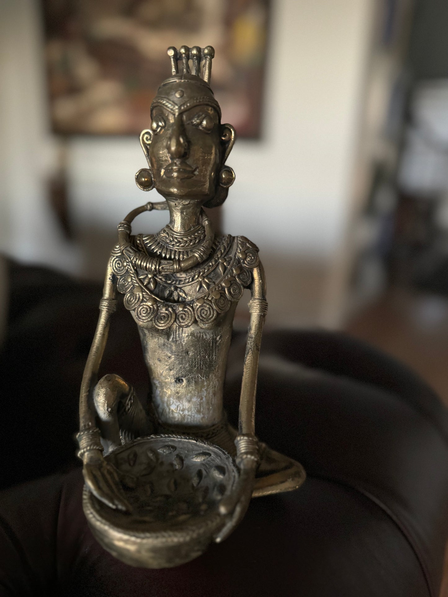 PAIR OF BRONZE DOLLS