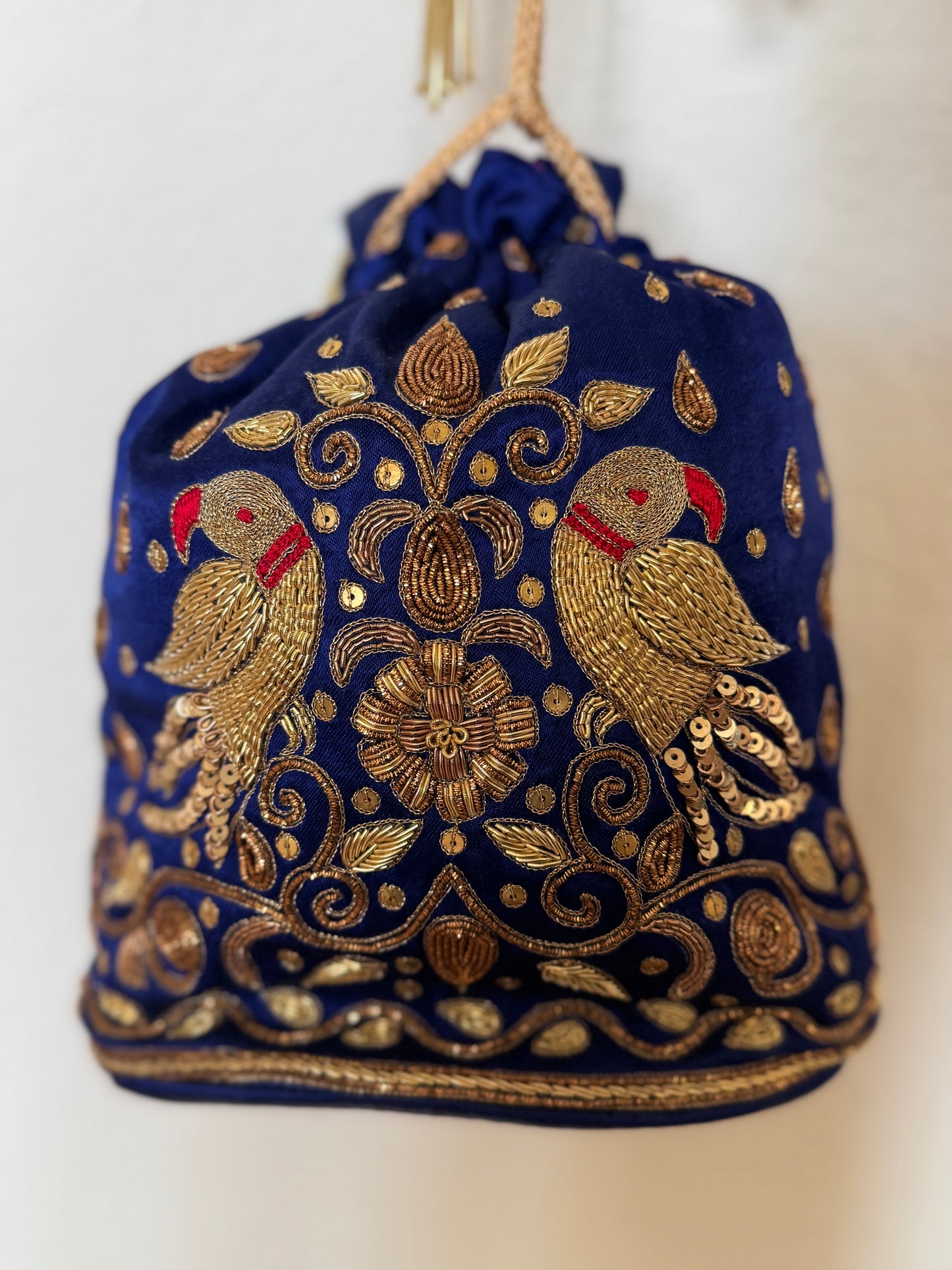 Marodi Embroidery by hand - Silk Purses ( Batua )