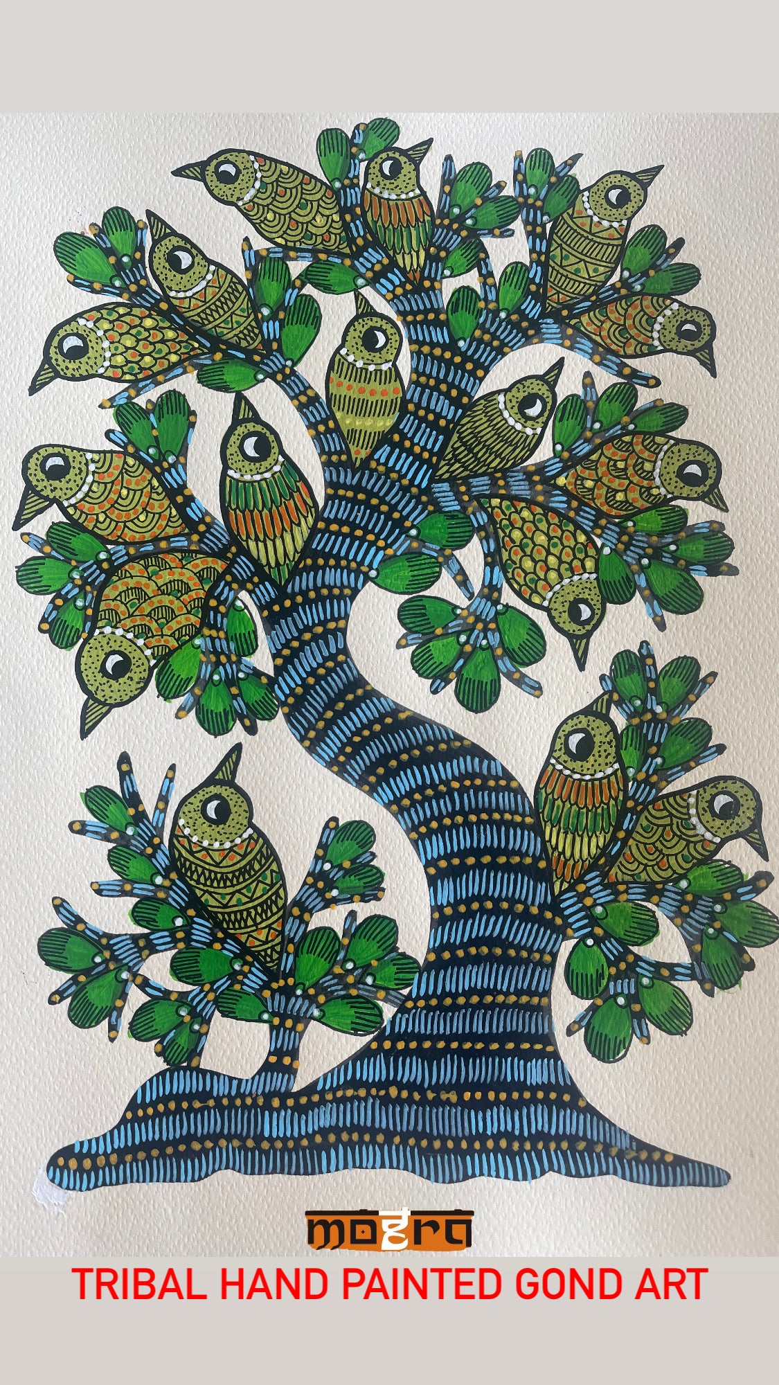 GOND PAINTINGS , HANDPAINTED