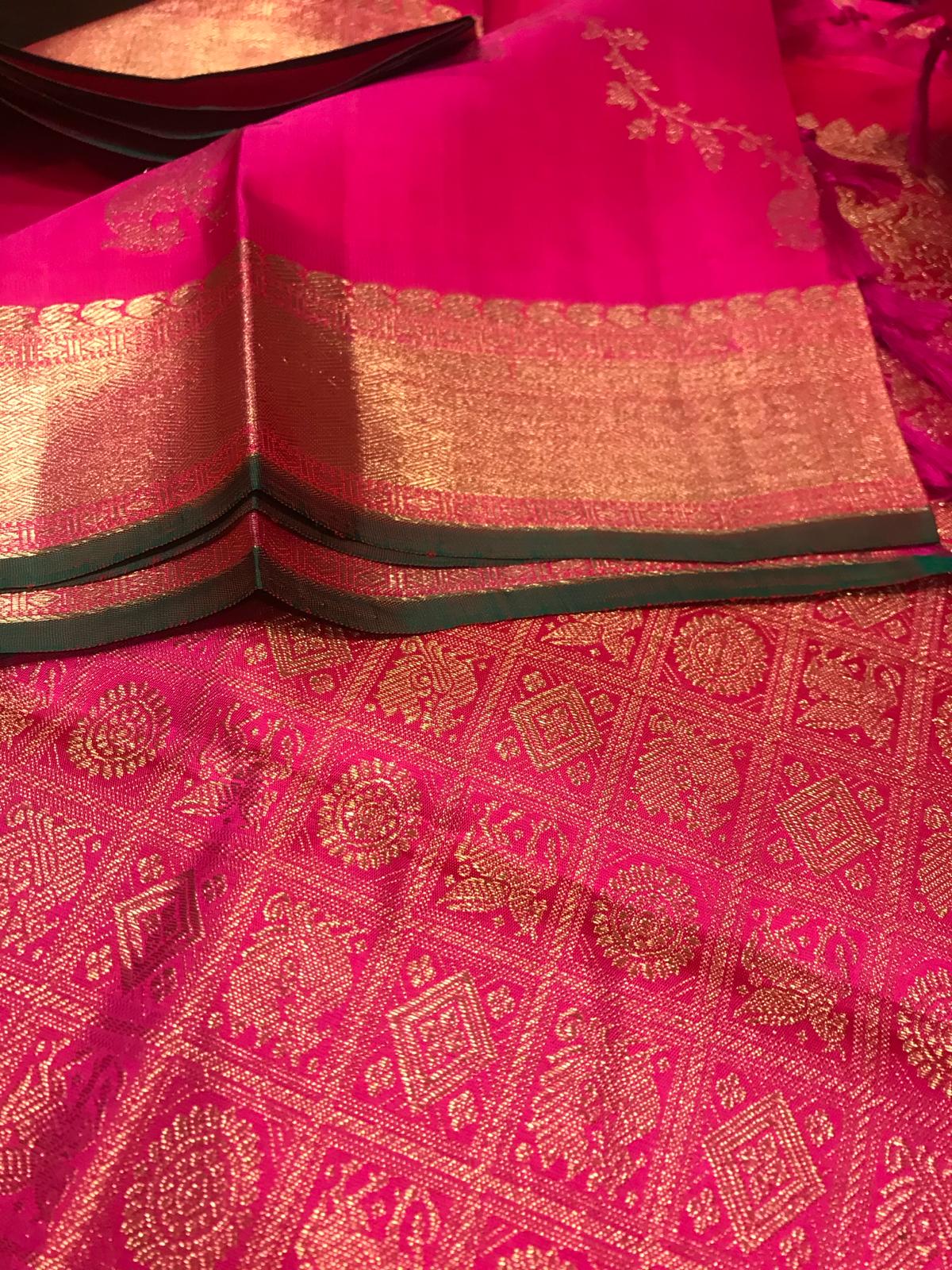 Handwoven Pure silk Kanchipuram Saree - Heritage. Reimagined.