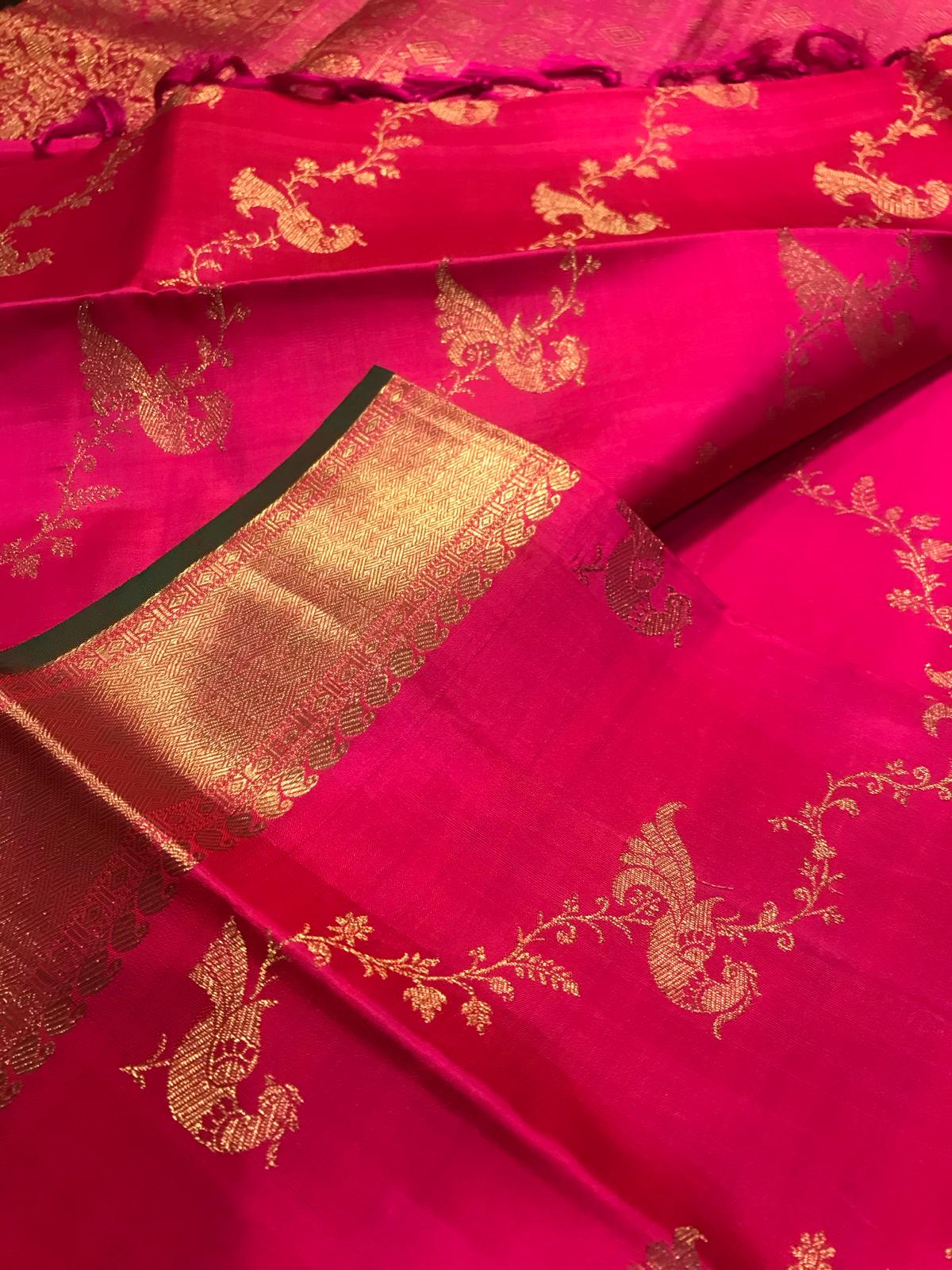 Handwoven Pure silk Kanchipuram Saree - Heritage. Reimagined.
