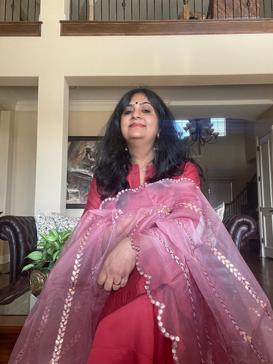 GULAB- DUPATTA GOTA PATTI