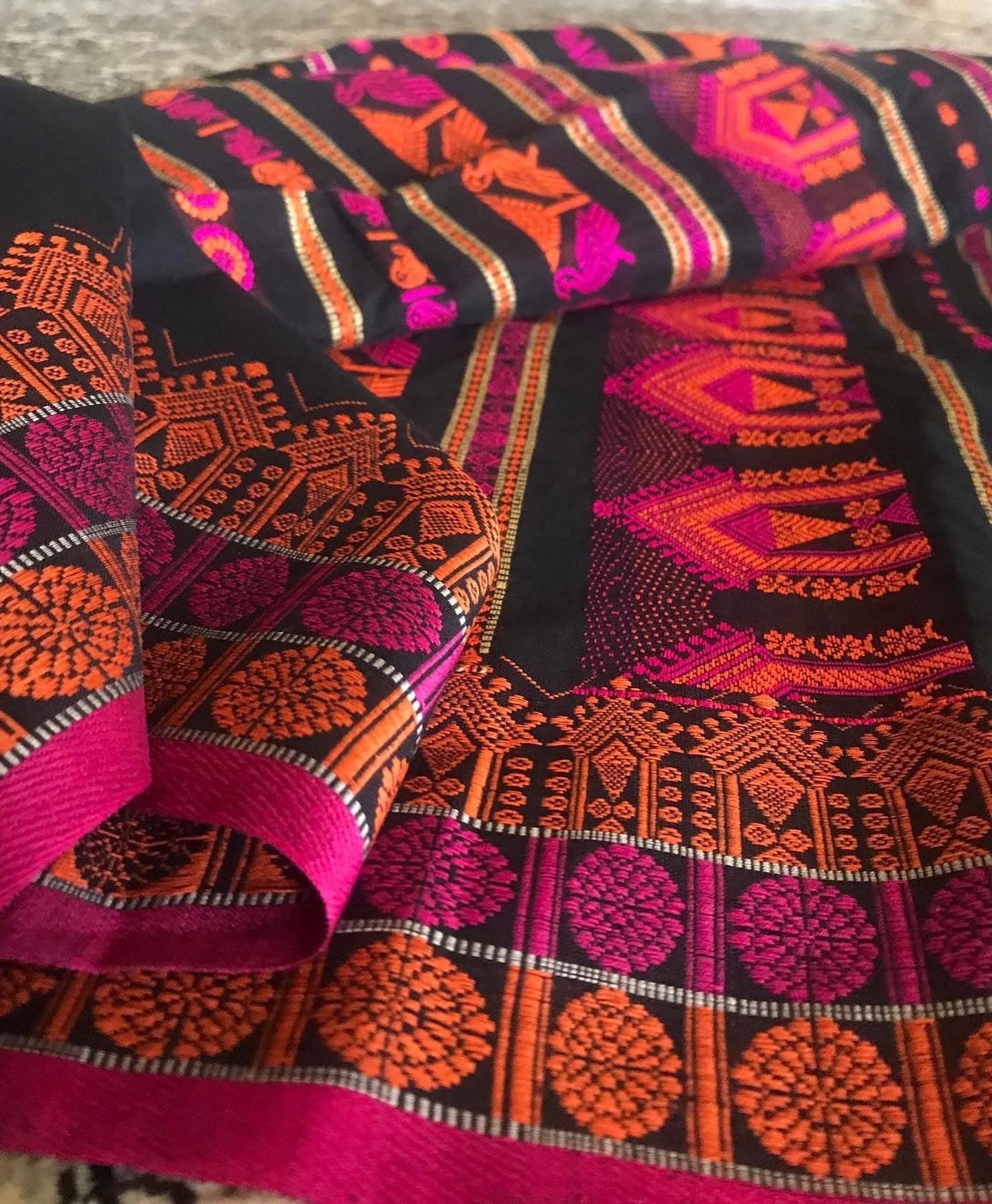 Dolabedi pure cotton saree- Black is beautiful