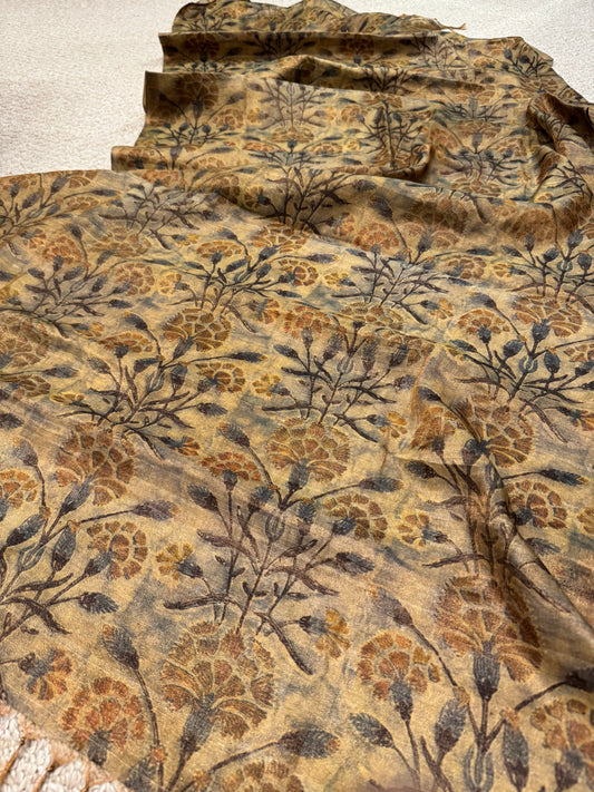 MARIGOLD : silk DUPATTA