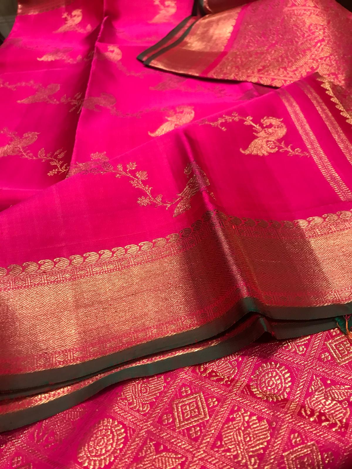 Handwoven Pure silk Kanchipuram Saree - Heritage. Reimagined.