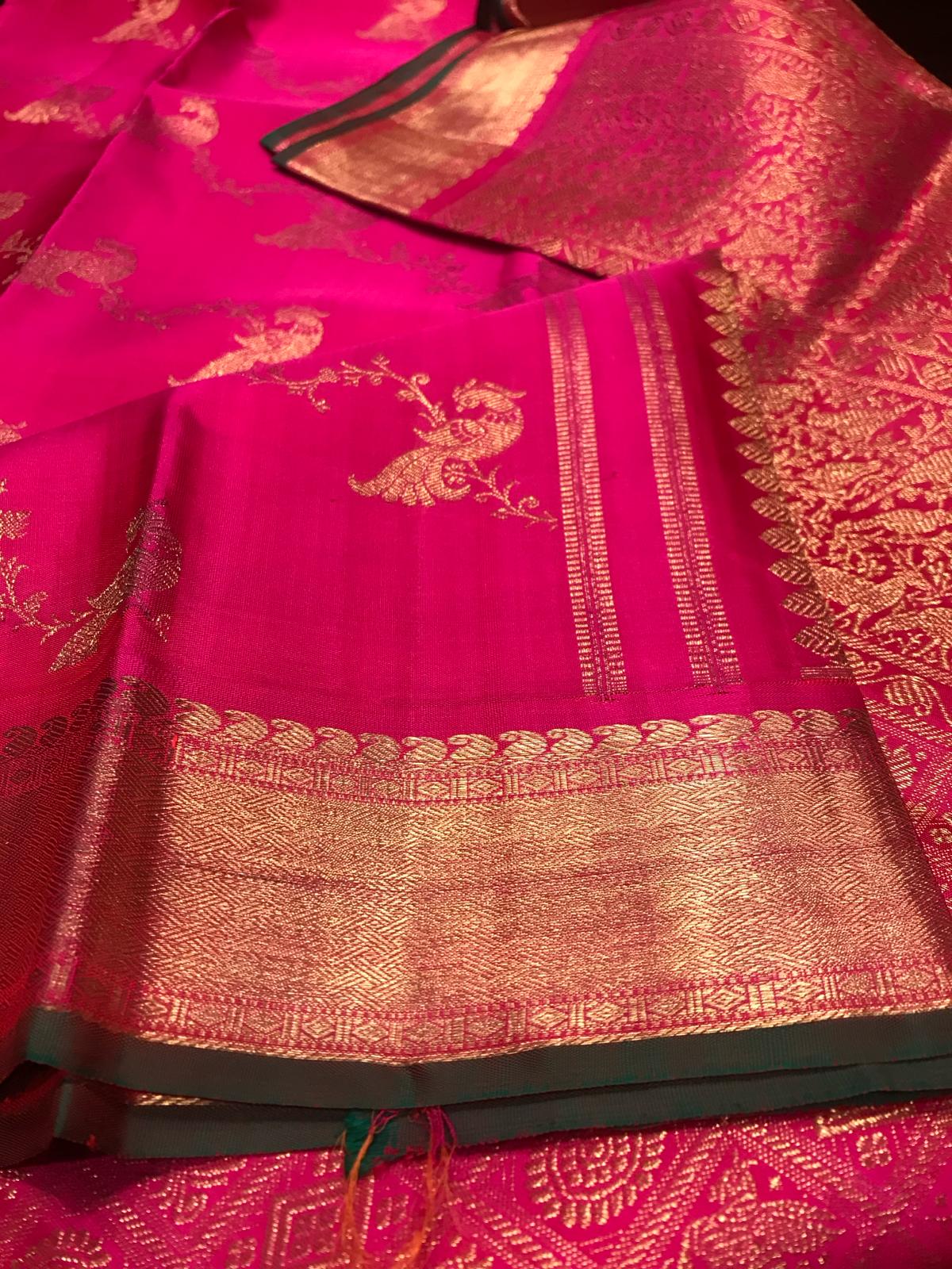 Handwoven Pure silk Kanchipuram Saree - Heritage. Reimagined.